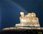Colorado pictures; Colorado / Wyoming Border Photography: ”Pot O' Gold II”.  See the Camel, facing left?  I grew up out here, and this rock is the pot of gold at the end of my rainbow.  You too can treasure this photography - it's surprisingly affordable!  Click here.